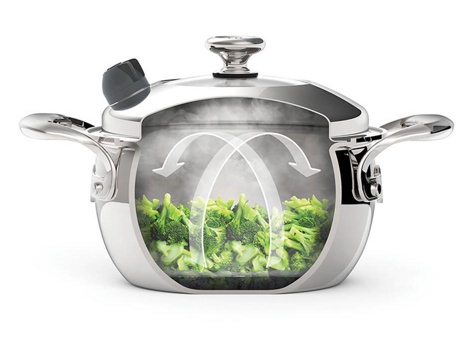 Princess House Vida Sana 5-Ply Stainless Steel 3 Qt Saucepan (5572