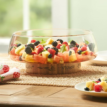 Product details for Wildflower Decorative Serving Bowl
