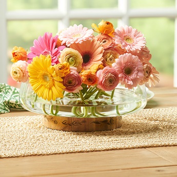 Product details for Wildflower Decorative Serving Bowl