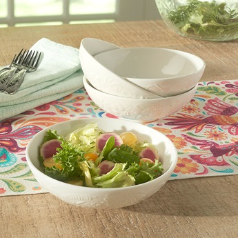 Product details for Wildflower Soup/Cereal Bowls (4)