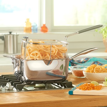 キッチン家電 PRINCESS103030 PH Culinario Series Healthy 3-Qt. Straining Saucepan w/Silicone