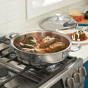 Product details for Vida Sana® 5-Ply Stainless Steel Cookware 6-Qt
