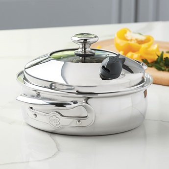 Product details for Vida Sana® 5-Ply Stainless Steel Cookware 2.5