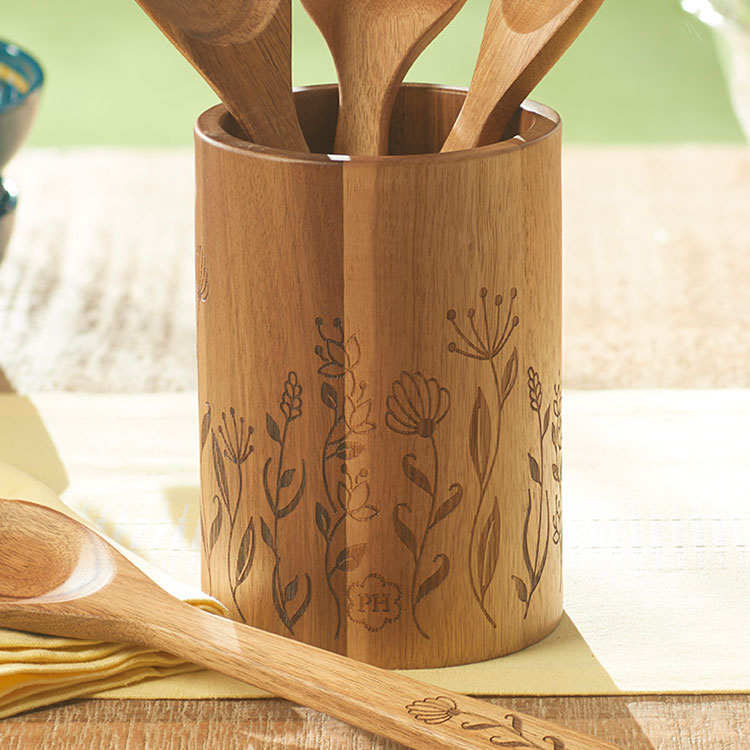 Princess House Wooden Tool Holder