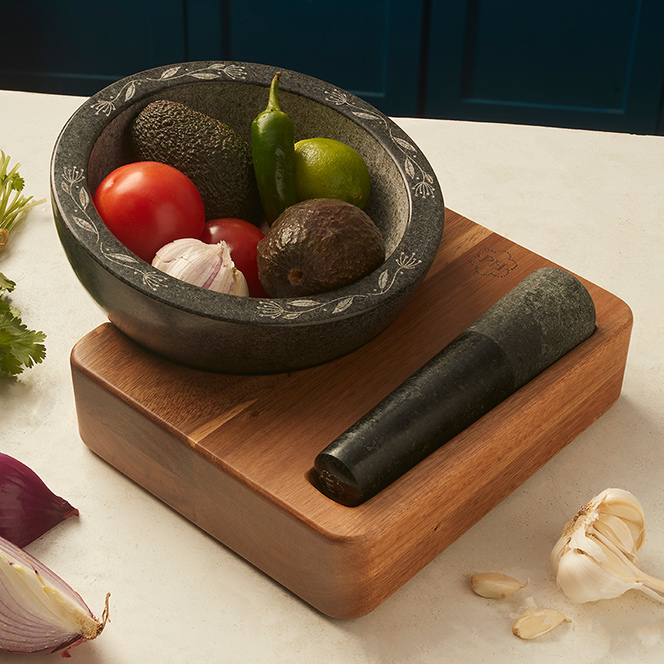 Princess House Mortar & Pestle with base