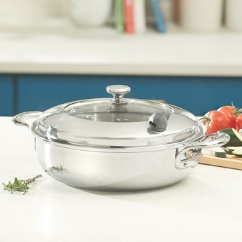 Product details for Vida Sana® 5-Ply Stainless Steel Cookware 6-Qt