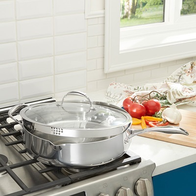 Product details for Princess Heritage® Tri-Ply Stainless Steel 14