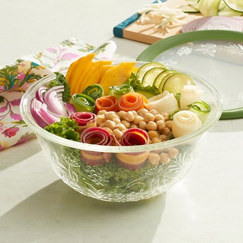 Product details for Wildflower Medium Serving Bowl Product details for Wildflower Medium Serving Bowl