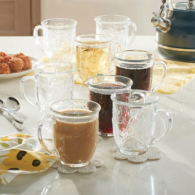 Product details for Wildflower Coffee Mugs (4)