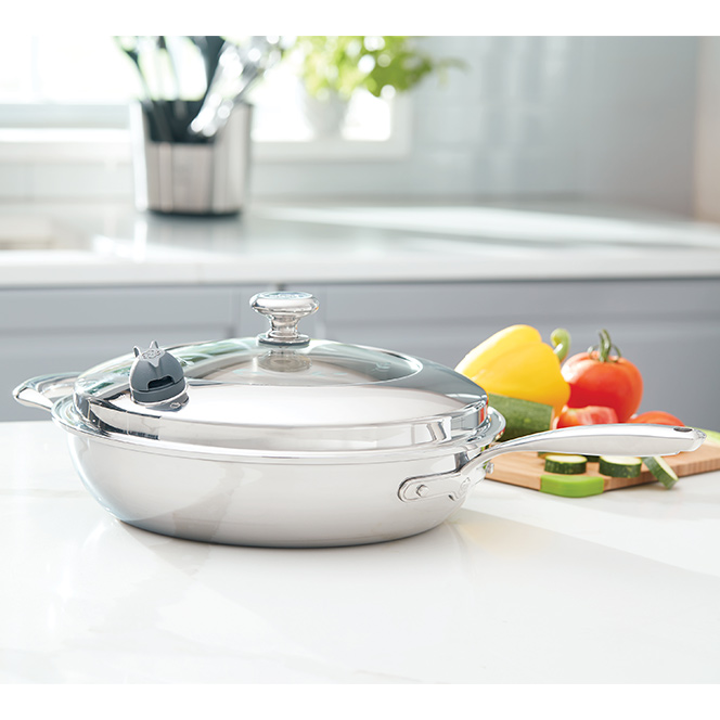 Product details for Vida Sana® 5-Ply Stainless Steel Cookware 13