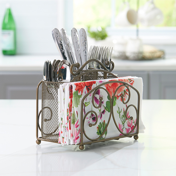Utensil & Napkin Organizer