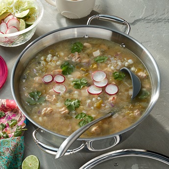 Recipe details for Chicken Pozole Verde